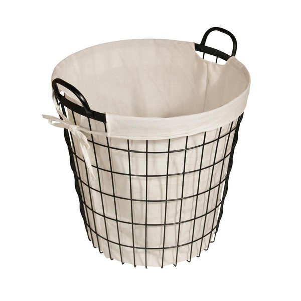 Cheungs Cheung Lined Metal Wire Basket with handles 16S004
